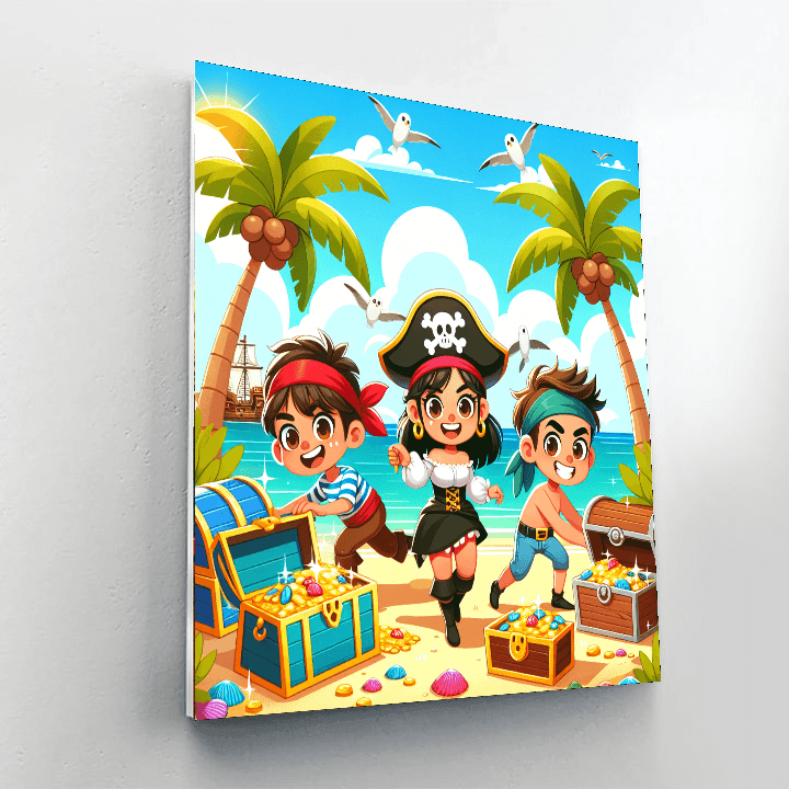 Fantasy Treasure Hunt Numbered Painting Kits