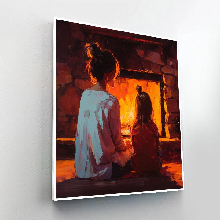 Dreams By The Fire DIY Paint By Numbers