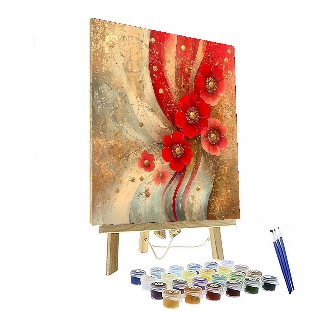 Gustav Klimt Inspired Reflections Of Emotion  Paint By Numbers Kits