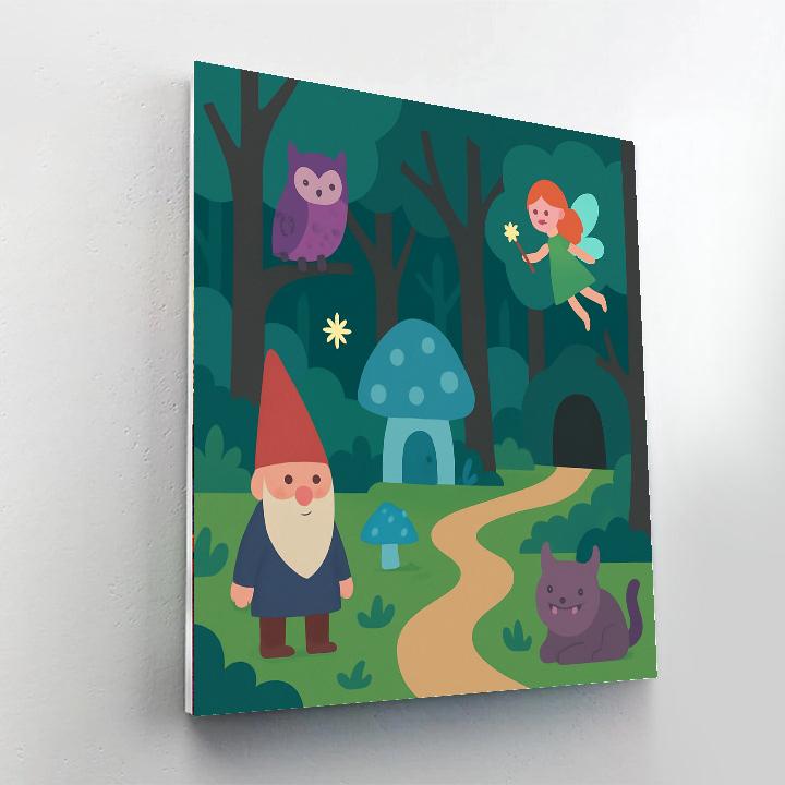 Mystery Of The Enchanted Woods DIY Paint By Numbers