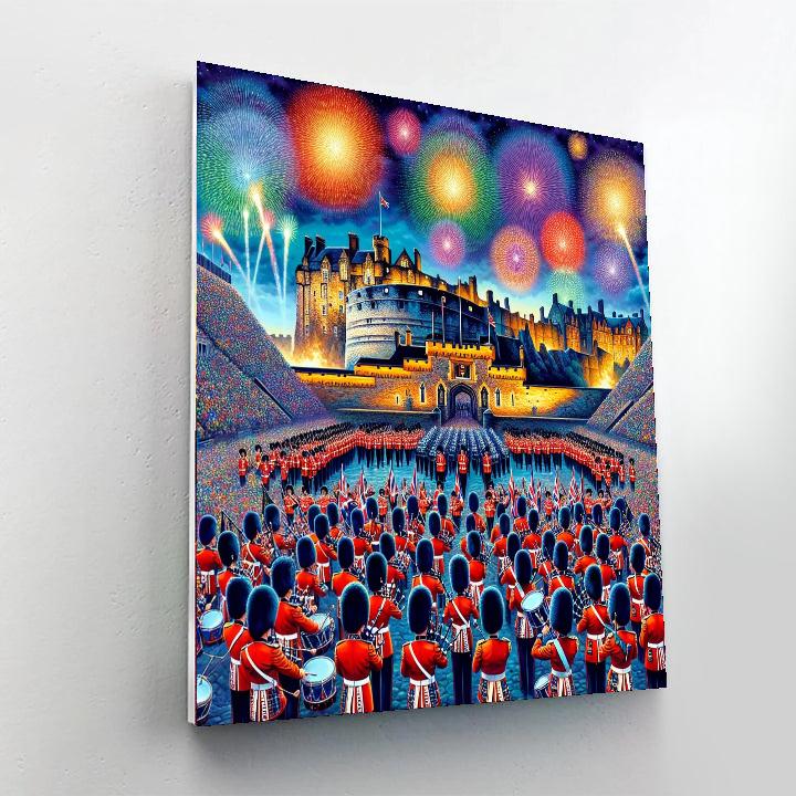 The Edinburgh Tattoo - Scotland Paint By Color