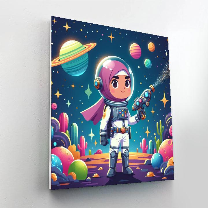 Intergalactic Space Rangers DIY Paint By Numbers