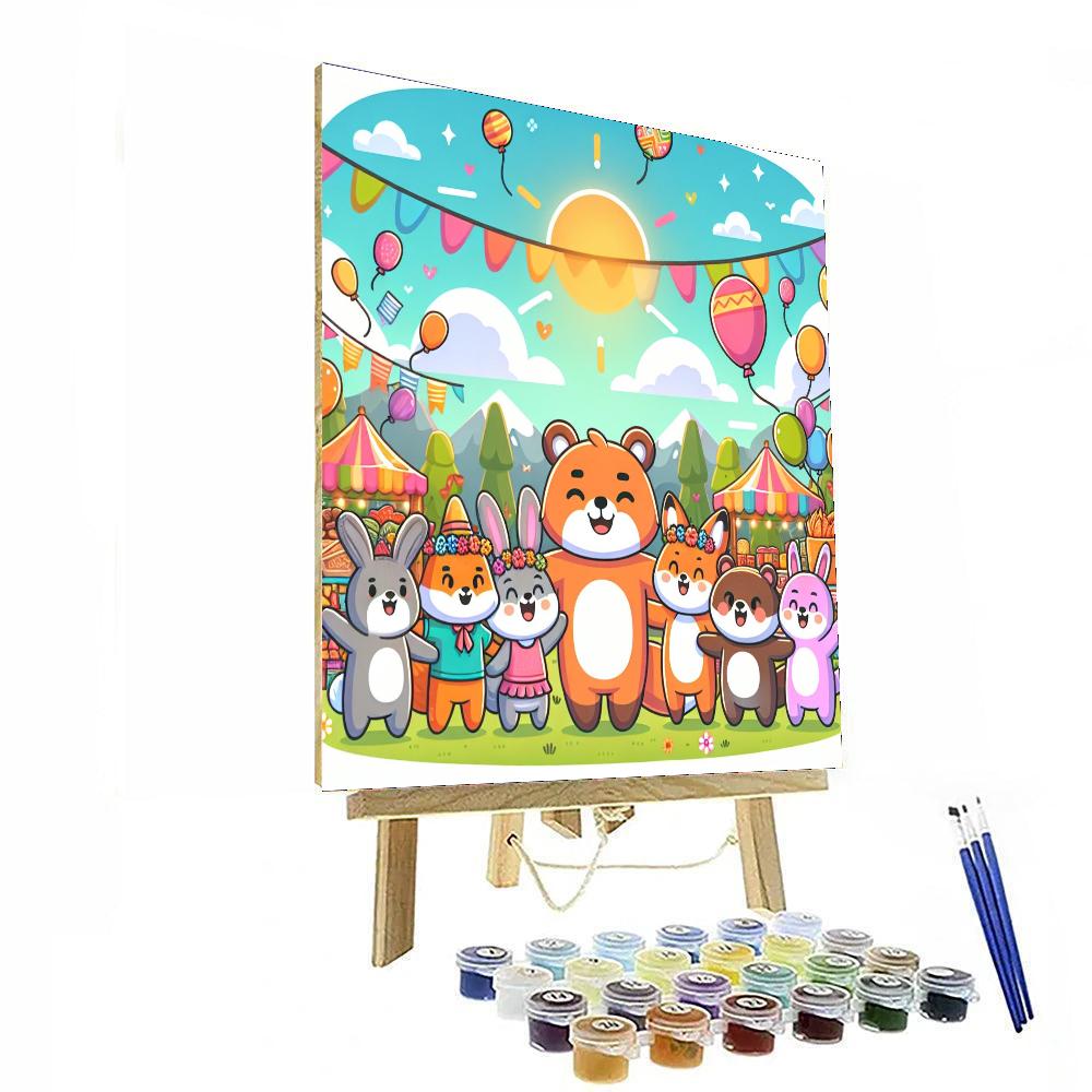 Animal Fantasy Festival Painting Number Kit