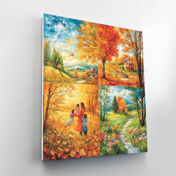 Through Every Season Number Painting