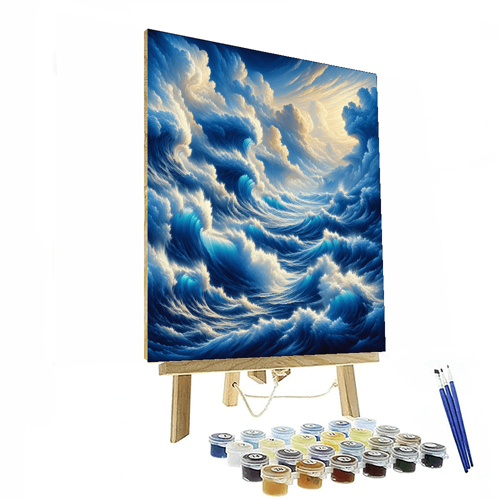 Radiant Waves - DIY Painting By Numbers Kit – Artistry Rack
