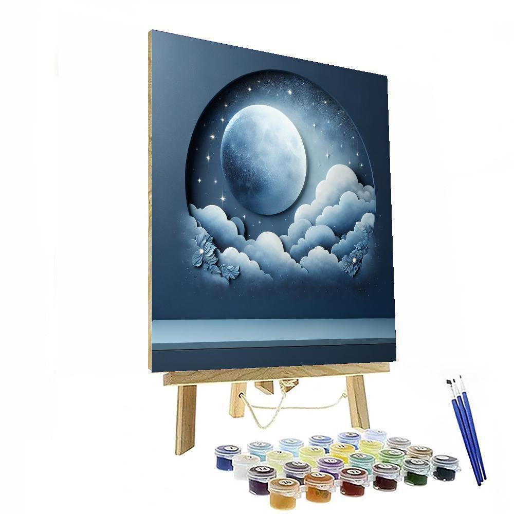 Celestial Moonlight Dance Paint By Color