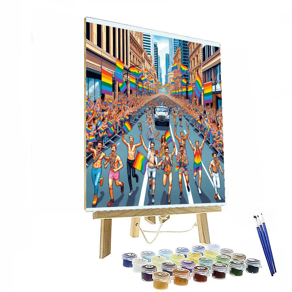 Gay Pride Parade - Australia DIY Paint By Numbers