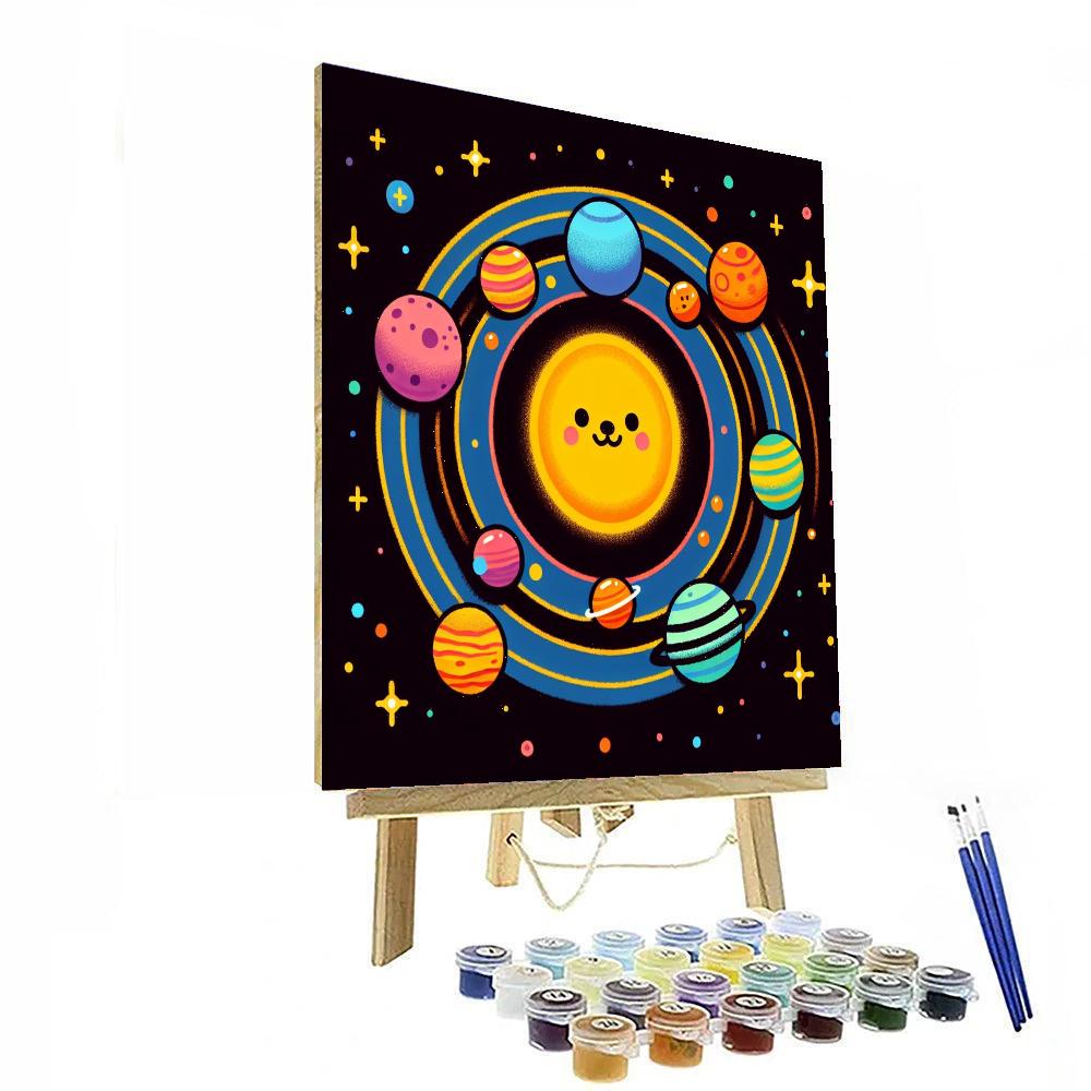 Solar System Exploration Numbered Painting Kits