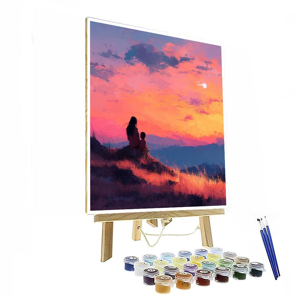 Cherished Moments At Sunset Paint By Numbers Kits