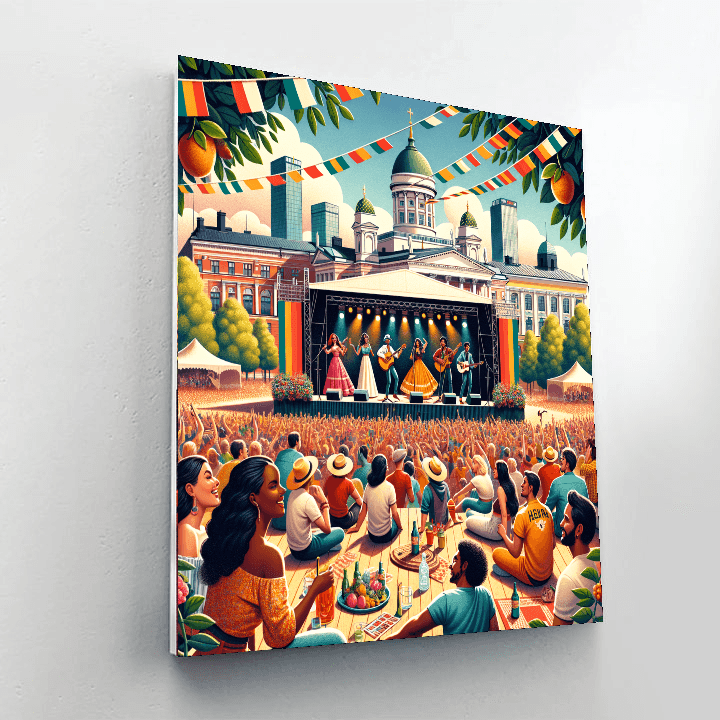 Helsinki Festival - Helsinki, Finland Painting Number Kit