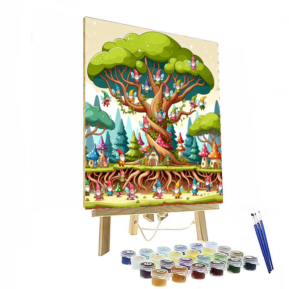 Secret Tree Kingdom Number Painting