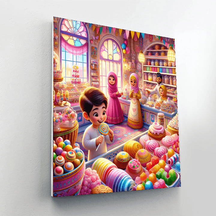 Delightful Candy Shop Paint By Numbers Kits