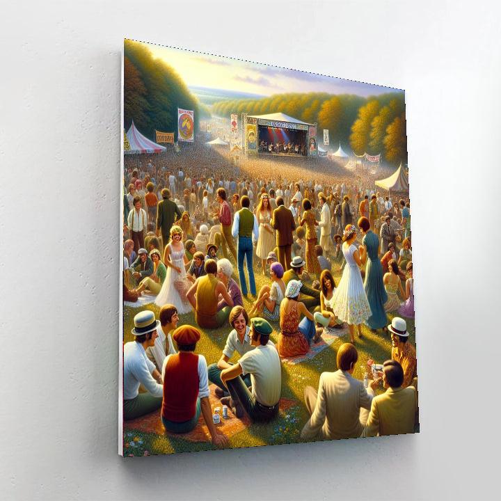 Woodstock Festival - Bethel Numbered Painting Kits