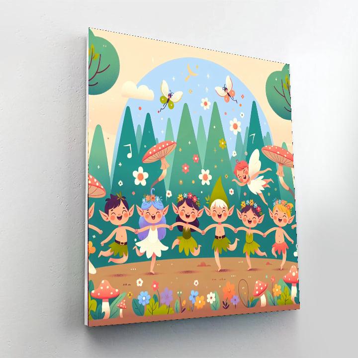Woodland Pixie Party Paint By Numbers