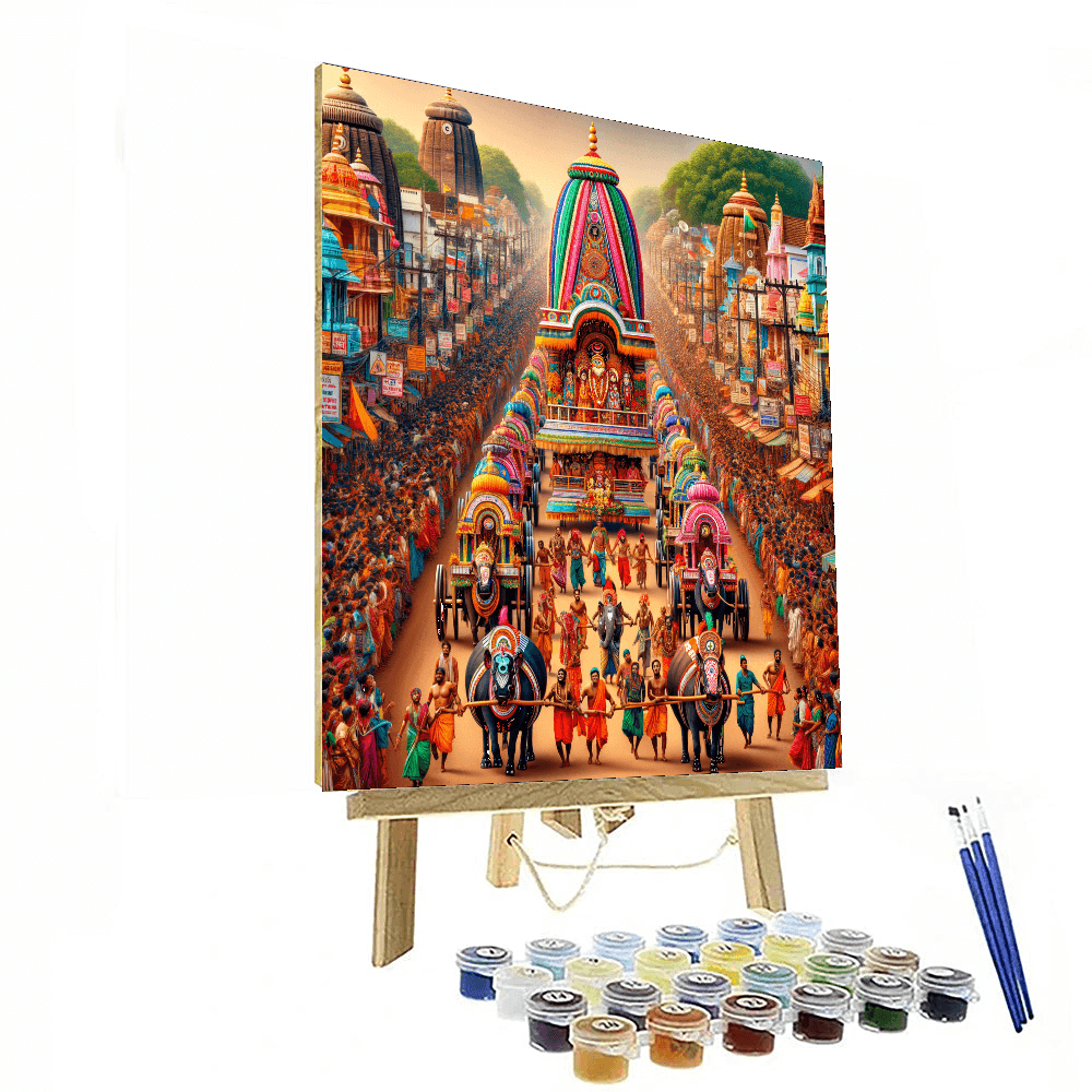 Rath Yatra - Puri DIY Paint By Numbers