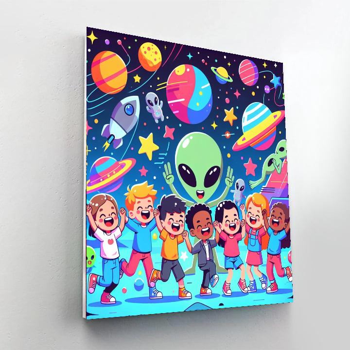 Galaxy Of Giggles Numbered Painting Kits