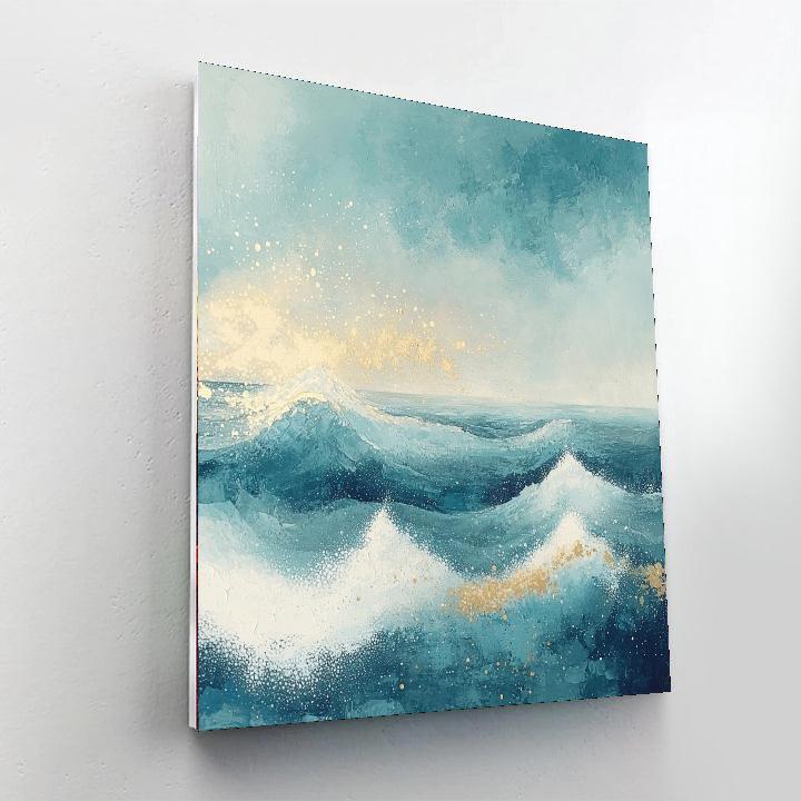 Georges Seurat Inspired Serenade Of The Waves  Paint By Numbers Art