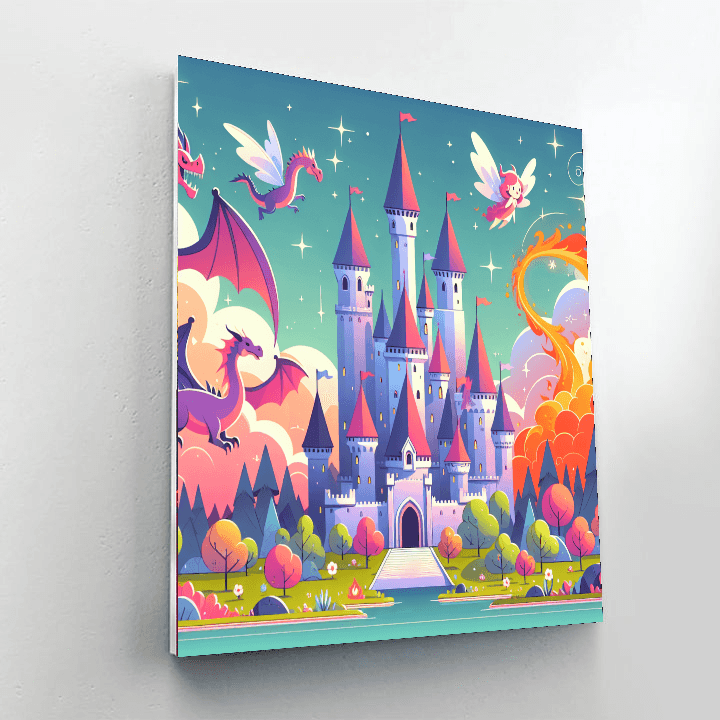 Magic Kingdom Discovery Paint By Color