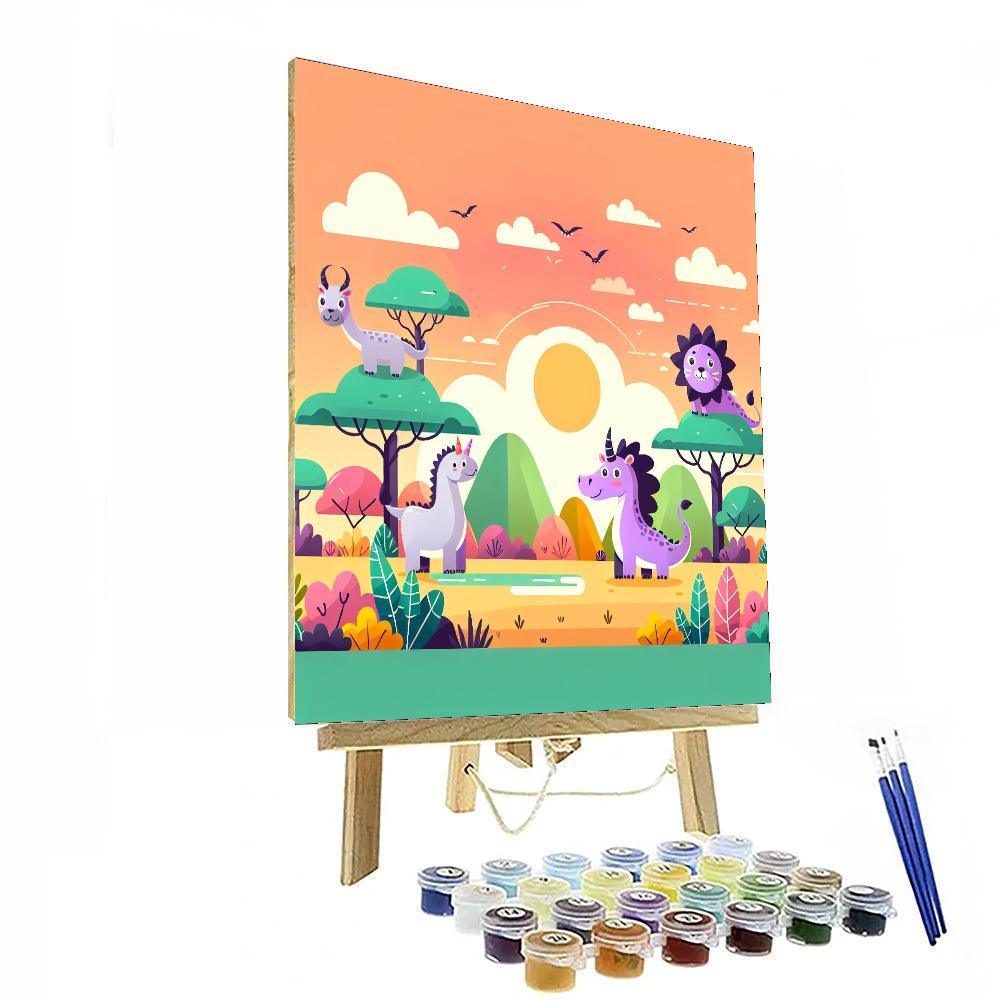 Fantastic Beast Safari Paint By Numbers Kits