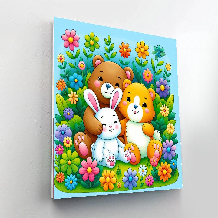 Cuddle Critters Paint By Numbers Kits