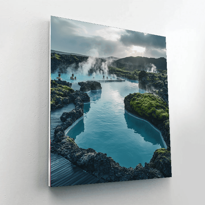 The Blue Lagoon - Grindavik DIY Paint By Numbers
