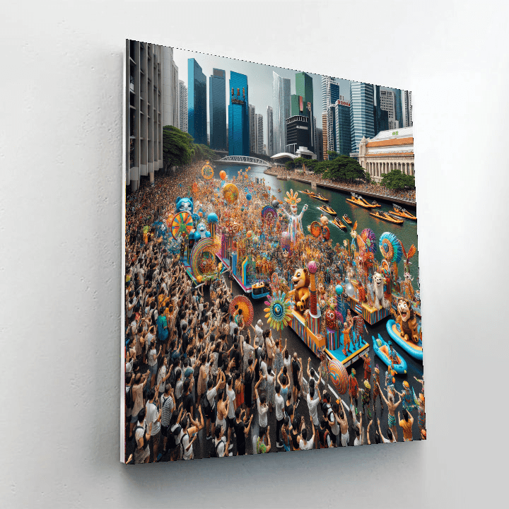 Moomba Festival - Melbourne Painting By Numbers Kit