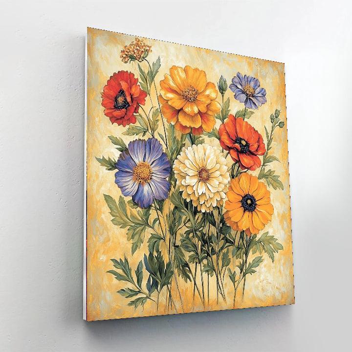 Leonardo Da Vinci Inspired Lush Gardens  Paint By Numbers Art