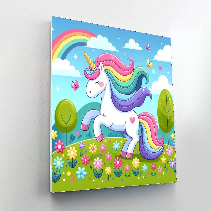 Fairytale Unicorn Quest Paint By Numbers