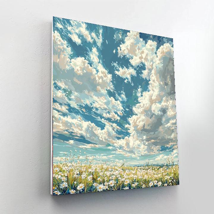 Dreams Among Clouds Number Painting