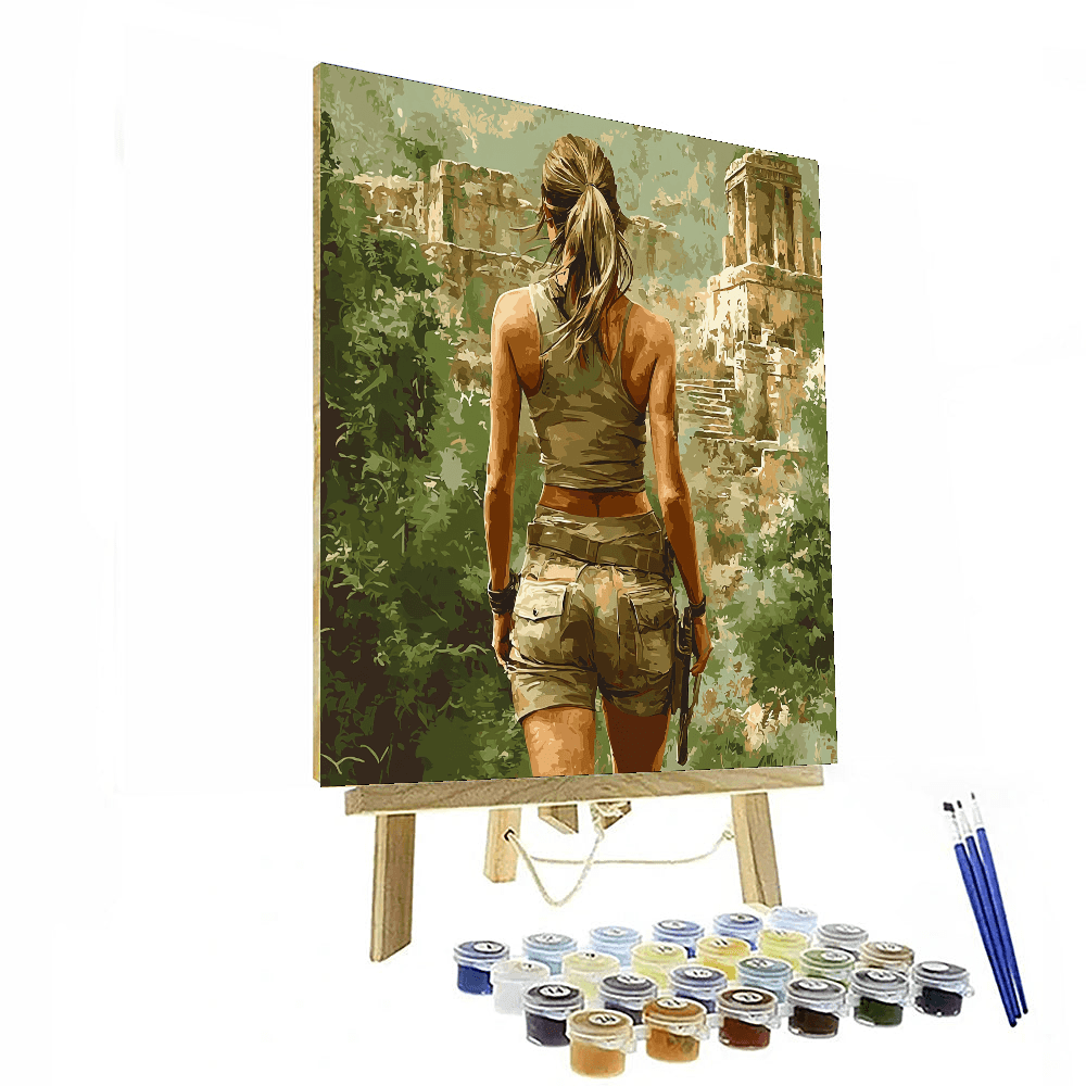 Angelina Jolie: Beyond Tomb Raider's Adventurous Spirit Paint By Number