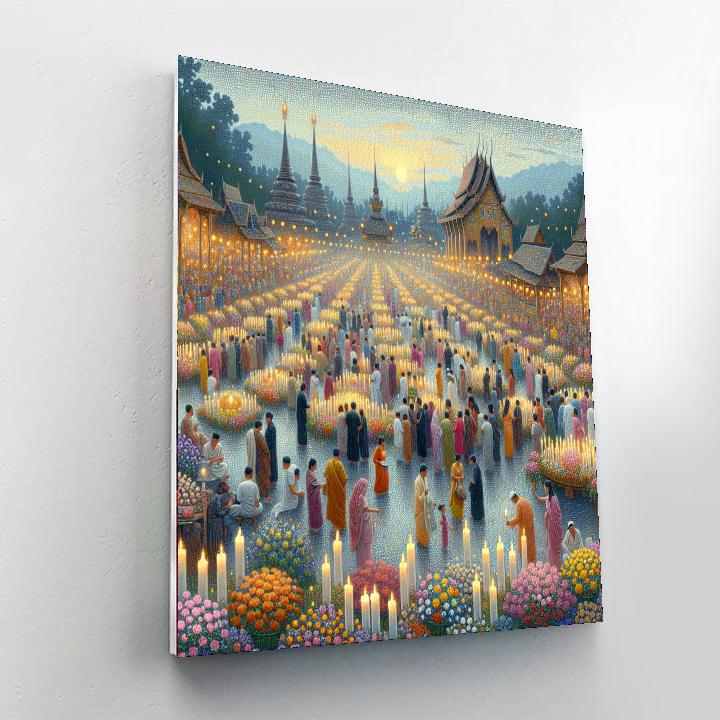 Waisak Festival Paint By Numbers Kits