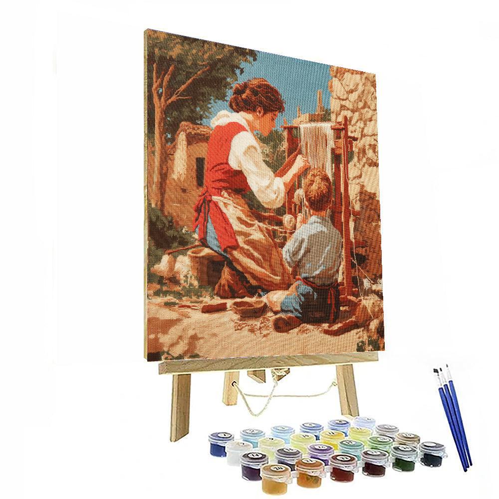 Love Weaves Through Time Painting Number Kit