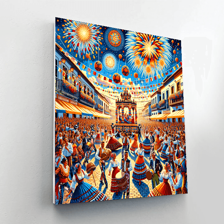 La Patum De Berga - Spain Painting By Numbers Kit
