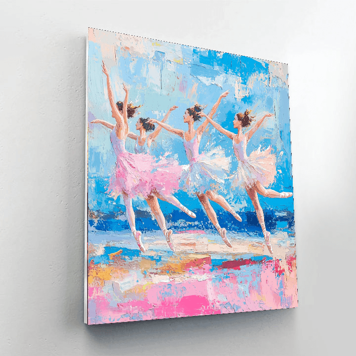 Edgar Degas Inspired Dancers In Motion  Painting By Numbers Kit