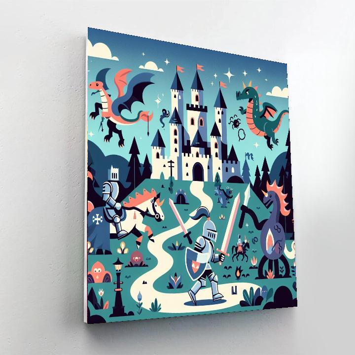 Castle Quest Extravaganza Numbered Painting Kits