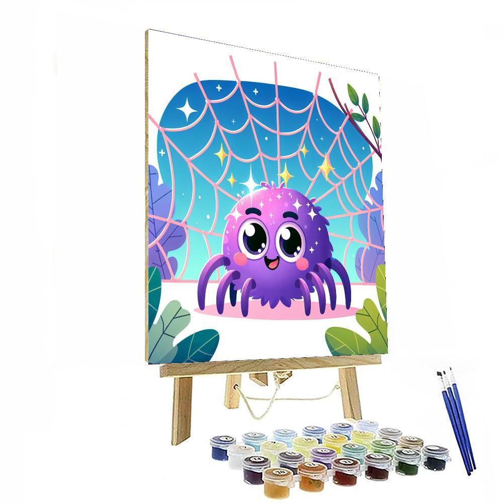 Sparkly Spider Painting By Numbers Kit
