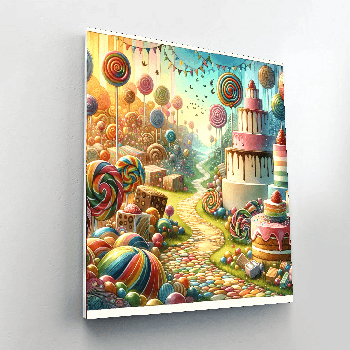 Adventures In Candy Land Paint By Numbers Kits