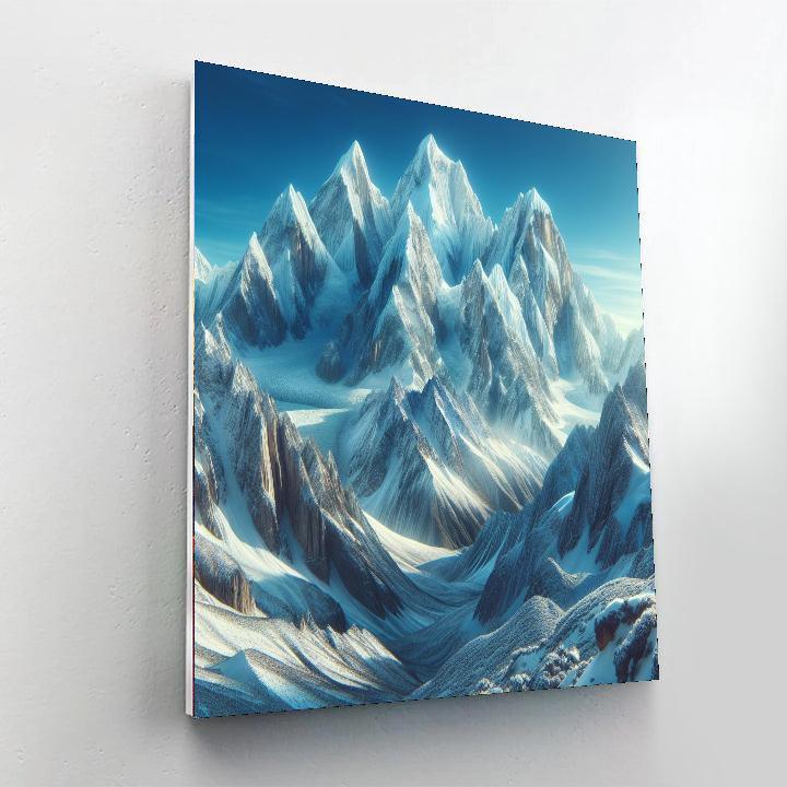 Serene Alpine View Paint By Numbers Art