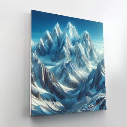 Serene Alpine View Paint By Numbers Art