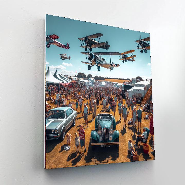 Wings And Wheels Number Painting