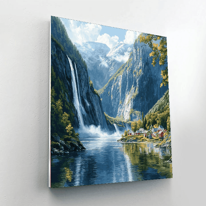 Norwegian Fjords - Norway Paint By Numbers