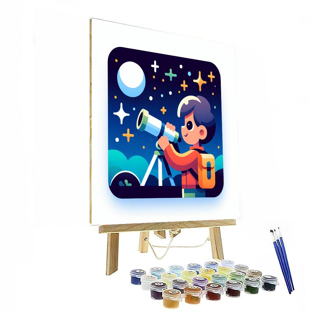 Star Gazer’s Dream Painting By Numbers Kit