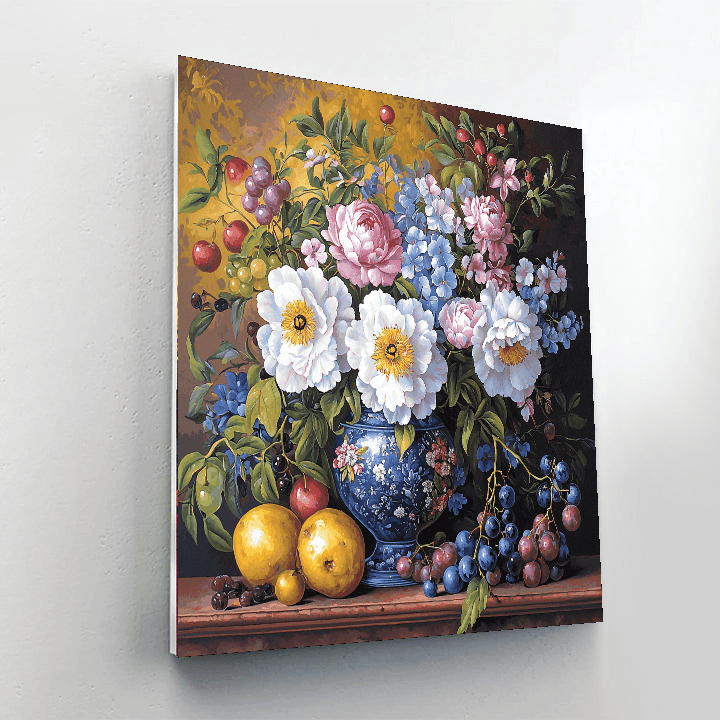 Vermeer Inspired Elegant Reflections  DIY Paint By Numbers