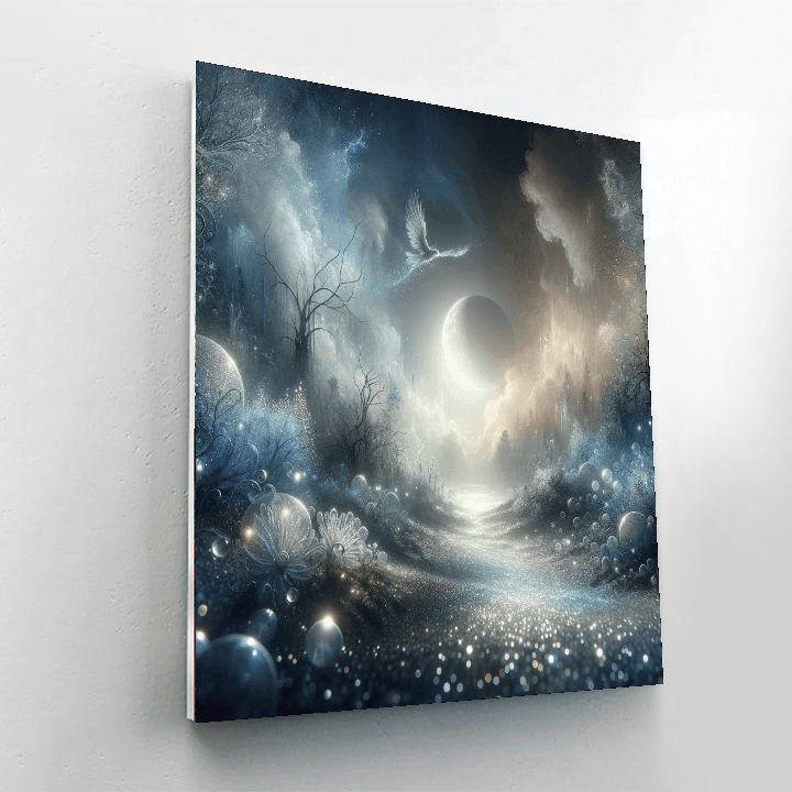 Lunar Fantasy Landscape Number Painting
