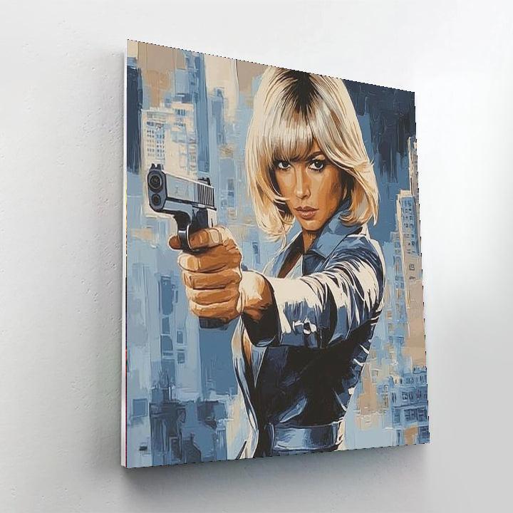 Charlize Theron: Aces High With Atomic Blonde Flair Paint By Color