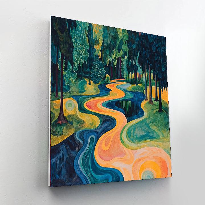 Max Ernst Inspired Surreal Forest Of Dreams  Paint By Number