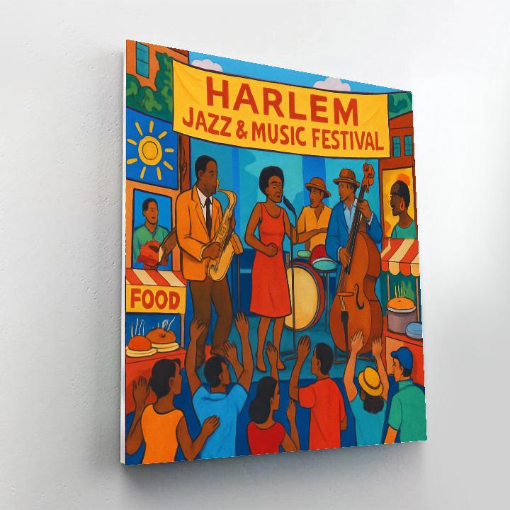 Harlem Jazz & Music Festival - United States Numbered Painting Kits