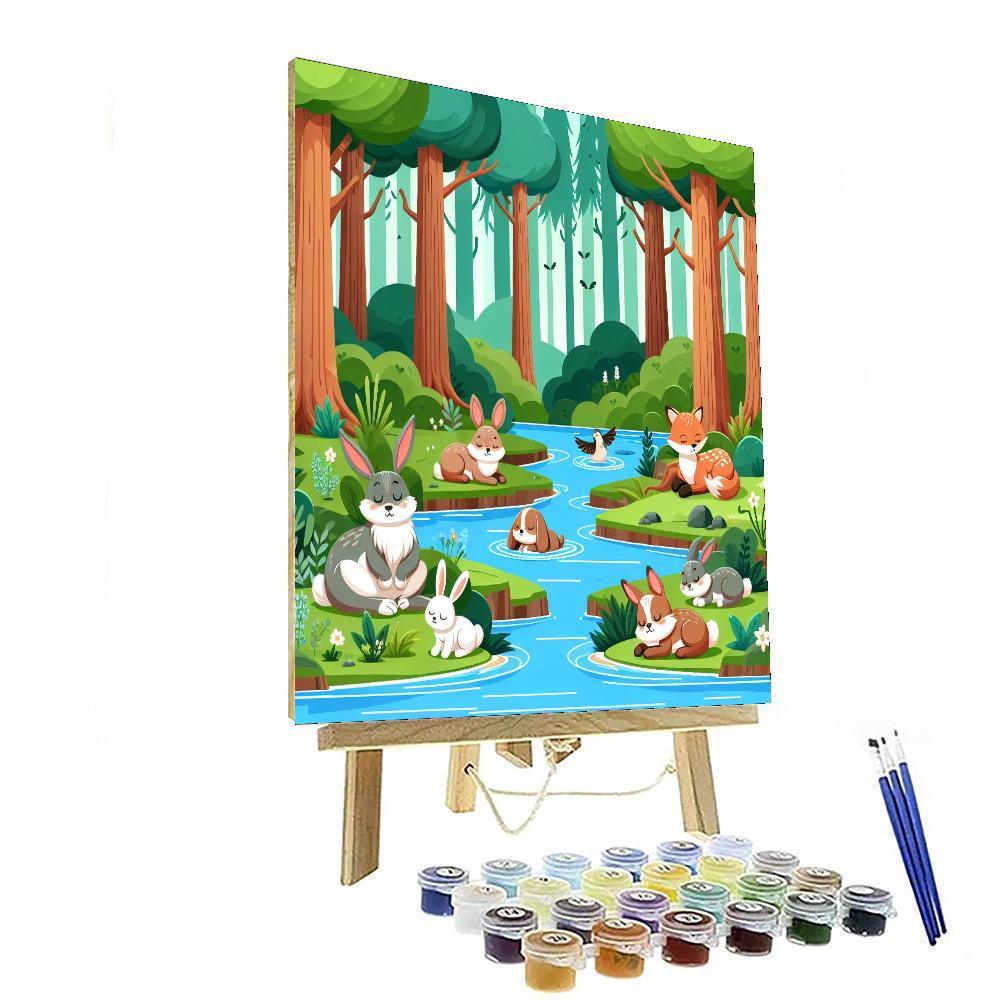 Secret Forest Hideaway Numbered Painting Kits