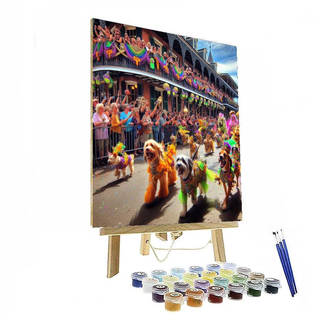 Krewe Of Barkus - Usa Paint By Color