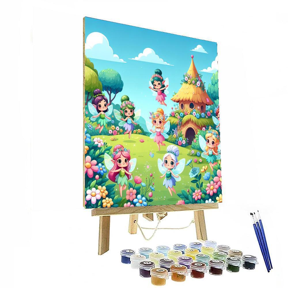 Enchanting Fairy Gardens Paint By Numbers Kits